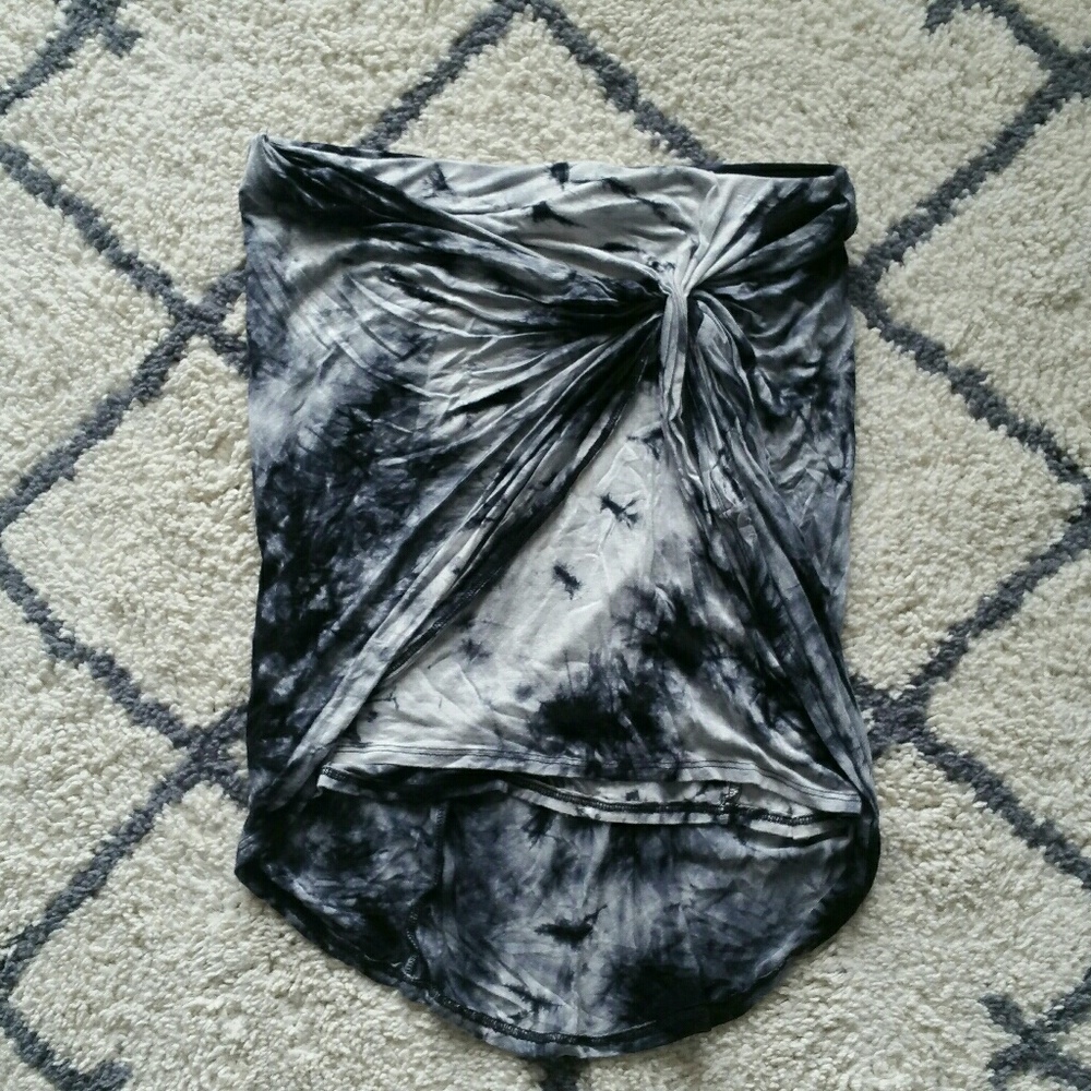 Sans Souci Black Tie Dye Skirt